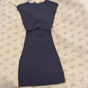 Wilfred Navy cutout  Dress